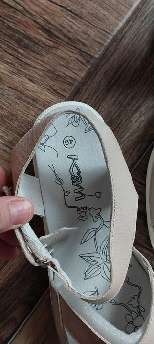 Sandalki sandały damskie nowe 40 41 K&M k&m