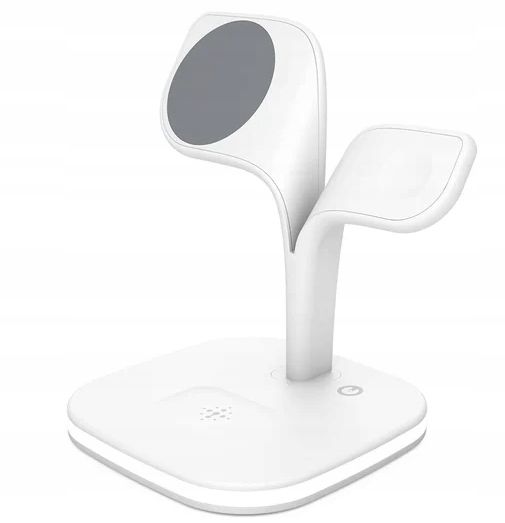 Biała ładowarka 5w1 YM-UD22 do iPhone'a Apple Watcha AirPods wielofunkcyjna