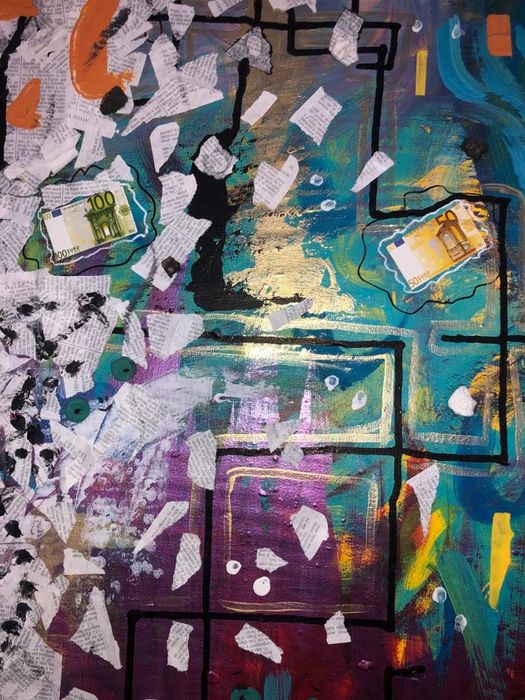 Pintura abstrata original