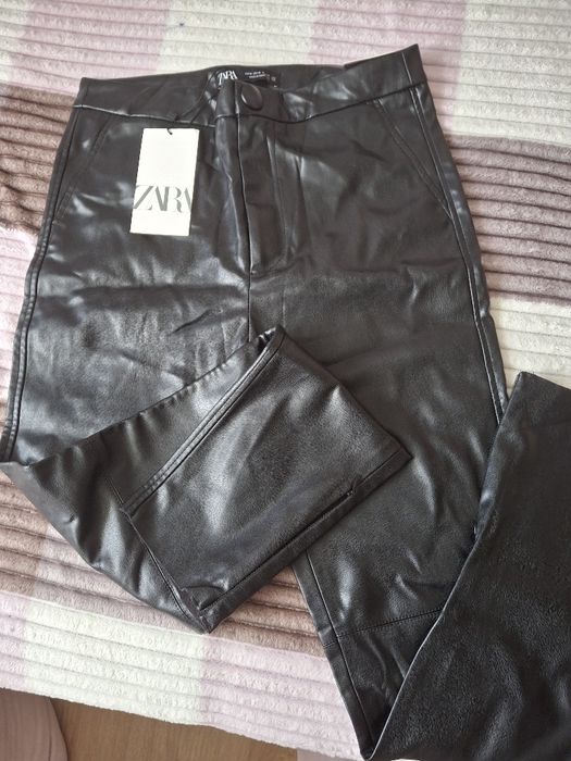 Штани шкіра zara