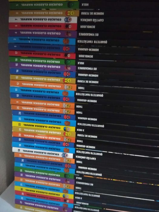 Coleção Clássica Marvel Completa 90 volumes em estado "NOVO"