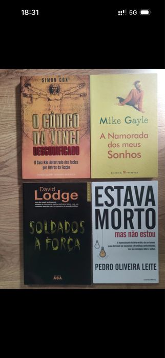 Vários livros vários preços