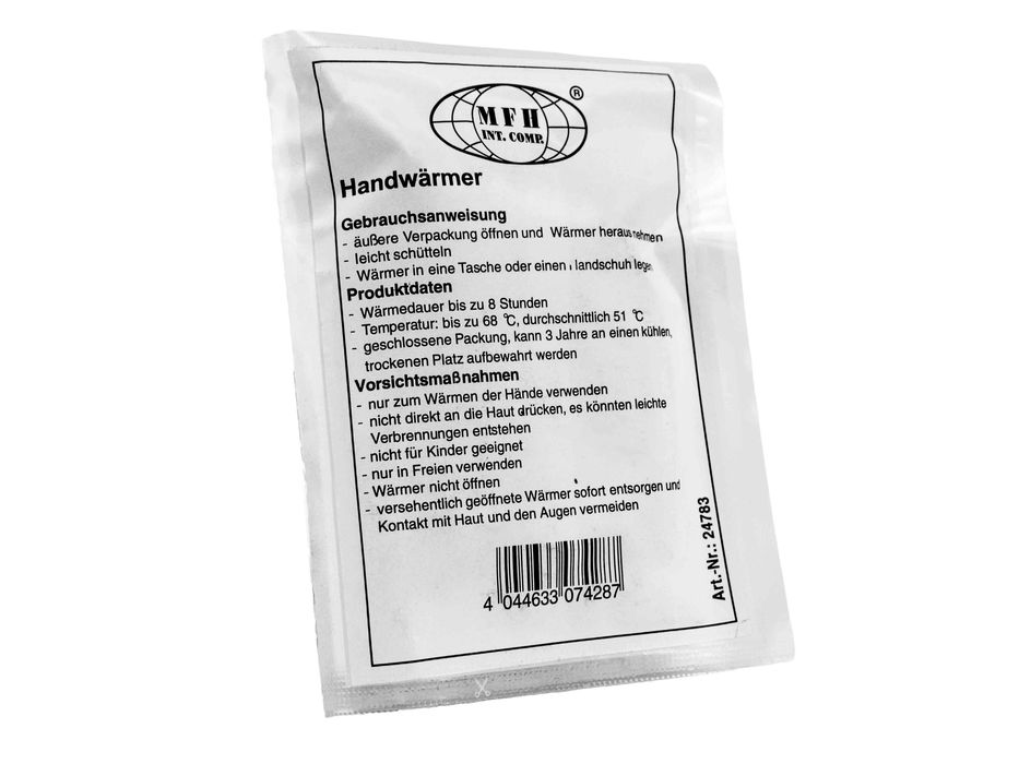 Ogrzewacz do rąk chemiczny uniwers. podwójny MFH (24783)