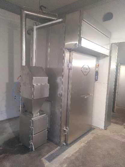 KOMORA Wędzarnicza dwuwózkowa Parzelnik Atmos