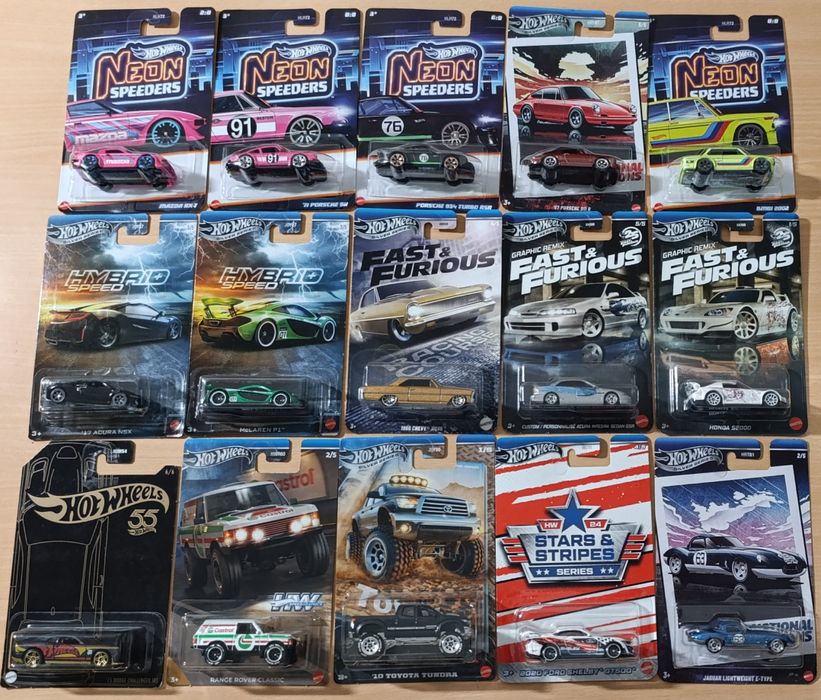 Hot Wheels Premium, Toyota, Porsche, BMW