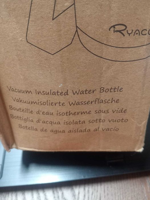 Garrafa Térmica Ryaco 1.2L Aço Inox 316 –Mod. R9611–NOVA c/ Acessórios
