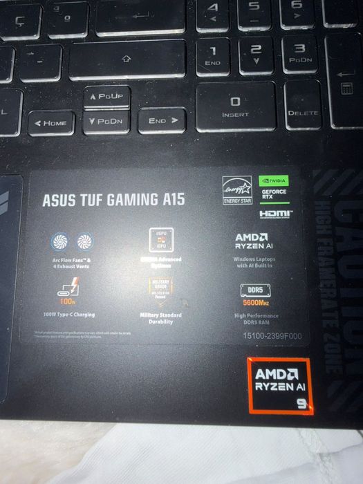 Asus TUF A15 FA507