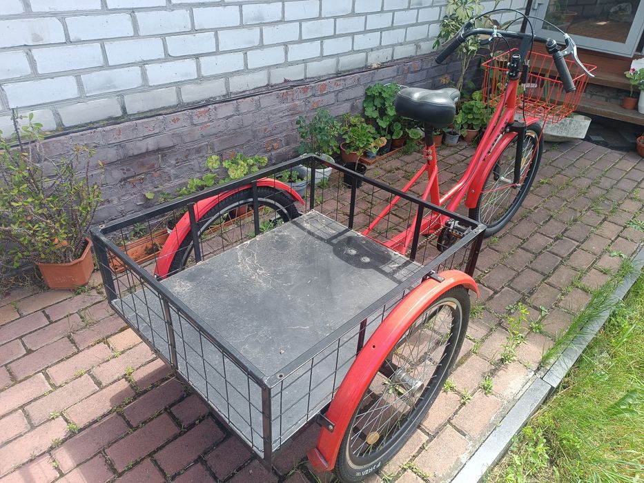 Грузовой трёхколесный велосипед
