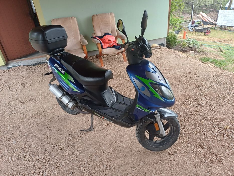 Motorower 50c niebieski