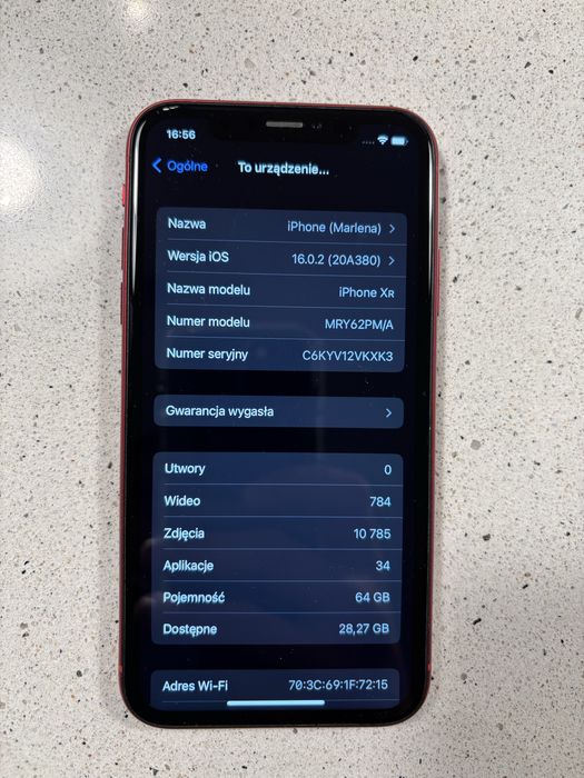 Apple iPhone Xr 64GB RED 83% baterii. Pieknie utrzymany. Oryginał