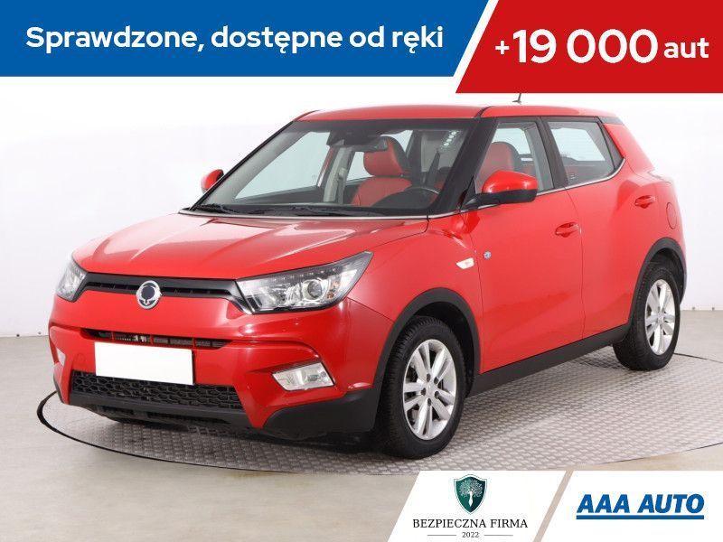SsangYong/KGM Tivoli 1.6 e-XDi, Salon Polska, Serwis ASO, Automat, Skóra, Navi, Klima,