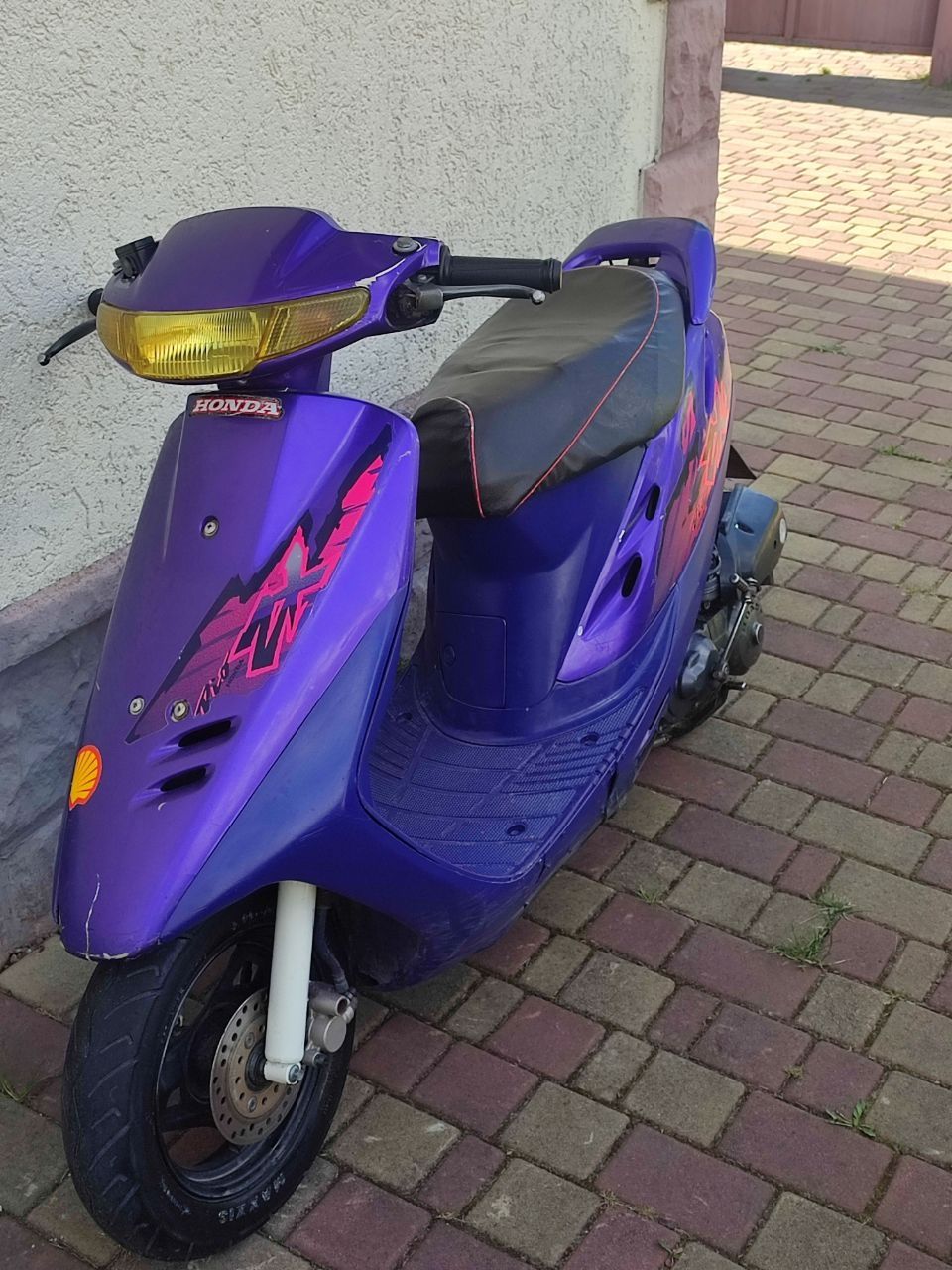 Honda Dio 28zx сине фиолетовый