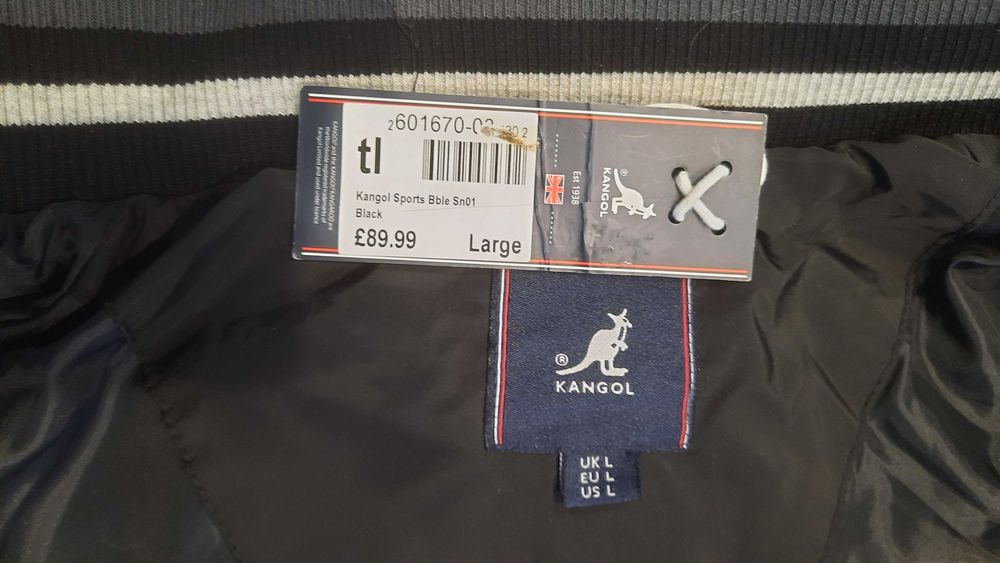 Чоловіча зимова куртка kangol нова, мужская куртка новая kangol
