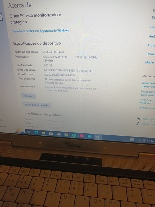 PC portátil " Fugitsu Siemens "