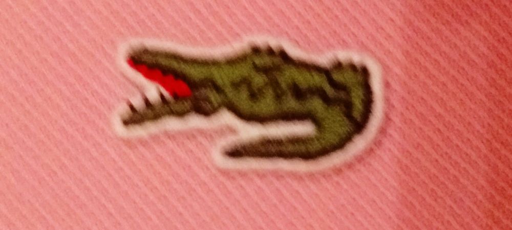 Różowa koszulka polo Lacoste L!VE – oryginał