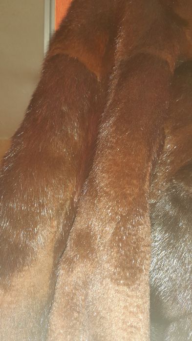 Норкова шуба натуральна