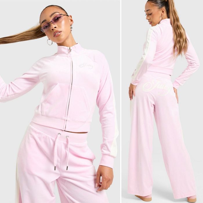Велюровий рожевий костюм Juicy Couture новий оригінал Xs, L