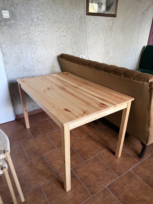 Stół drewniany do jadalni kuchnia sosna