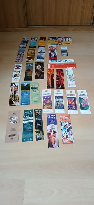 Marcadores de livros, novos