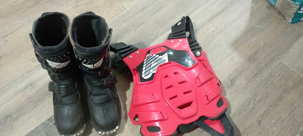 Botas motocross como novas fly