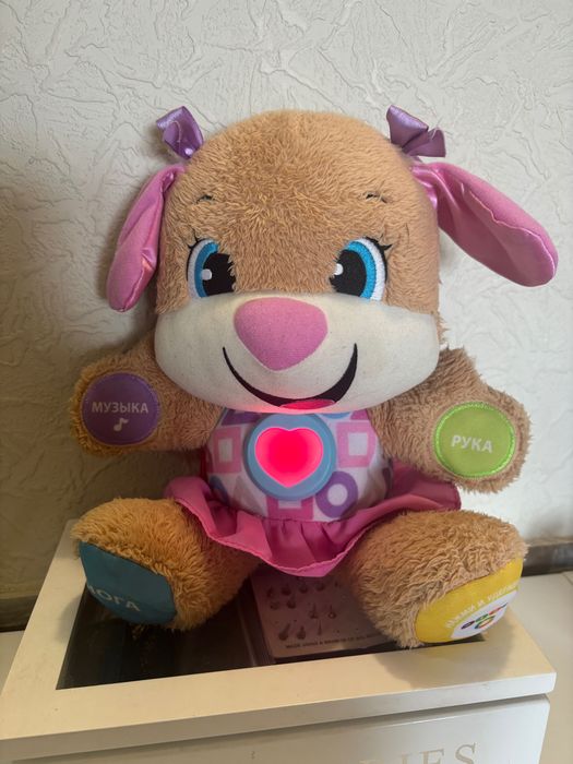 Обучающая игрушка Сестричка умного щенка Fisher Price