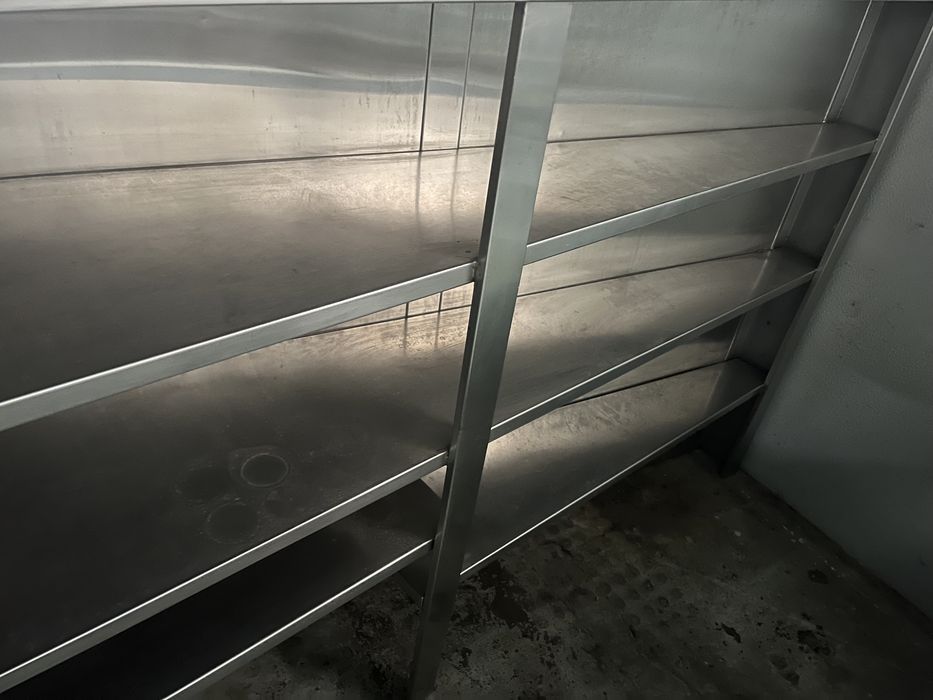 Escaparate Móvel em inox com 2.20mt