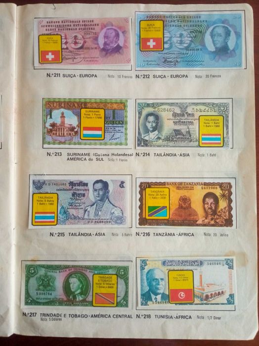 [Caderneta Completa] Notas de Banco de Todo o Mundo