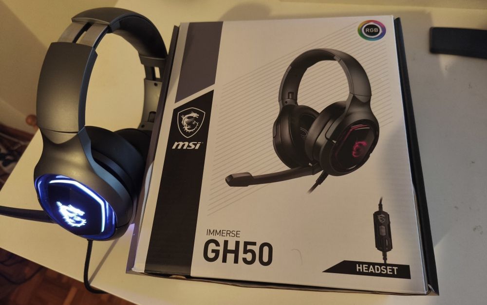 Headsets MSI immerse gh50