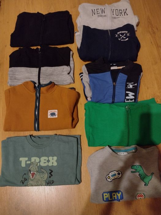 Paka ubrań 110 chłopięce