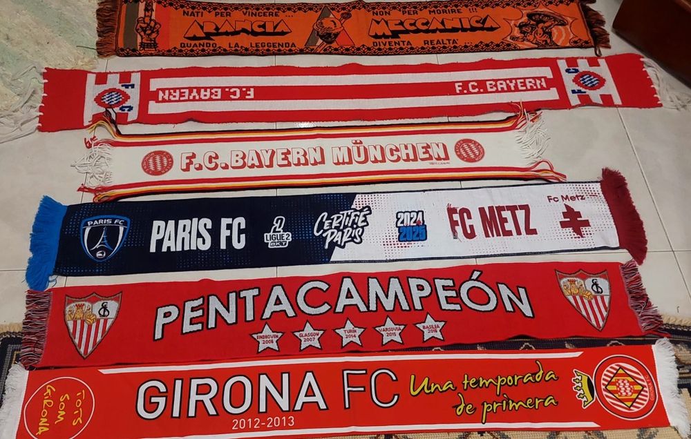 6 cachecois varios clubes