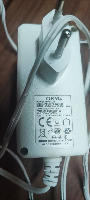 Transformador carregador 22V