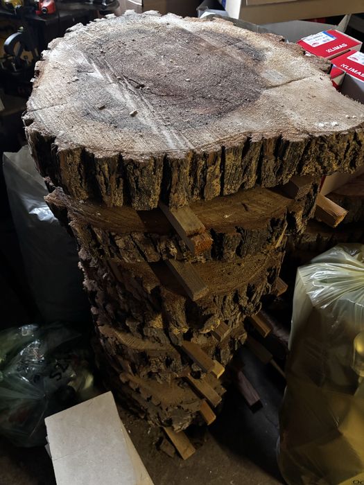 Plaster drewna wierzba stolik kawowy naturalne drewno