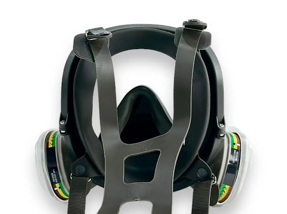 Захисна маска з респіратором 6800