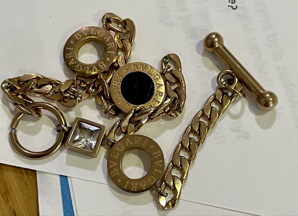 Bvlgari bracelet with onyx