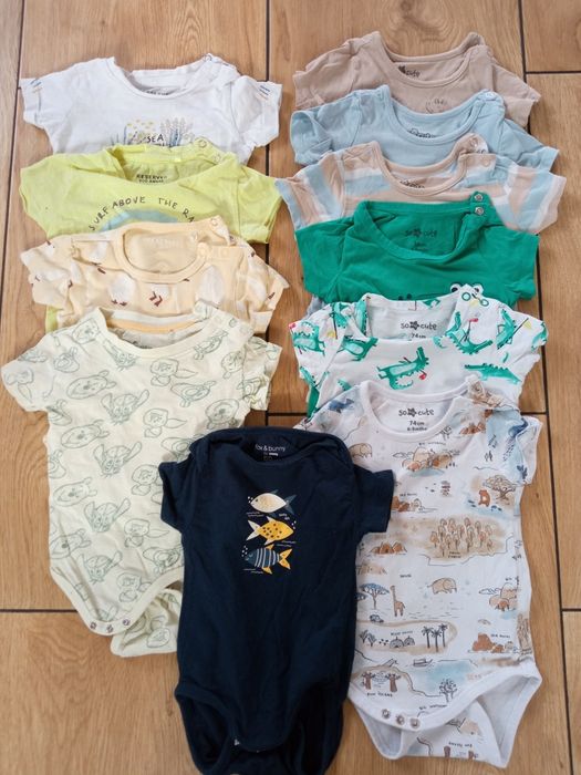 Body krótki rękaw 68/74