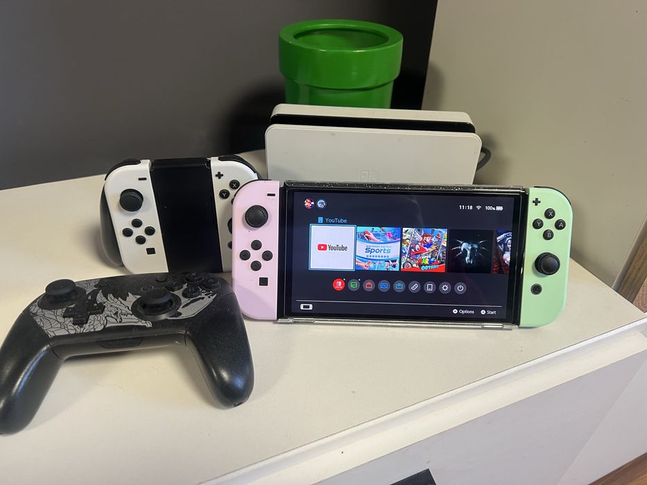 Konsola Nintendo Switch OLED + 3 Gry