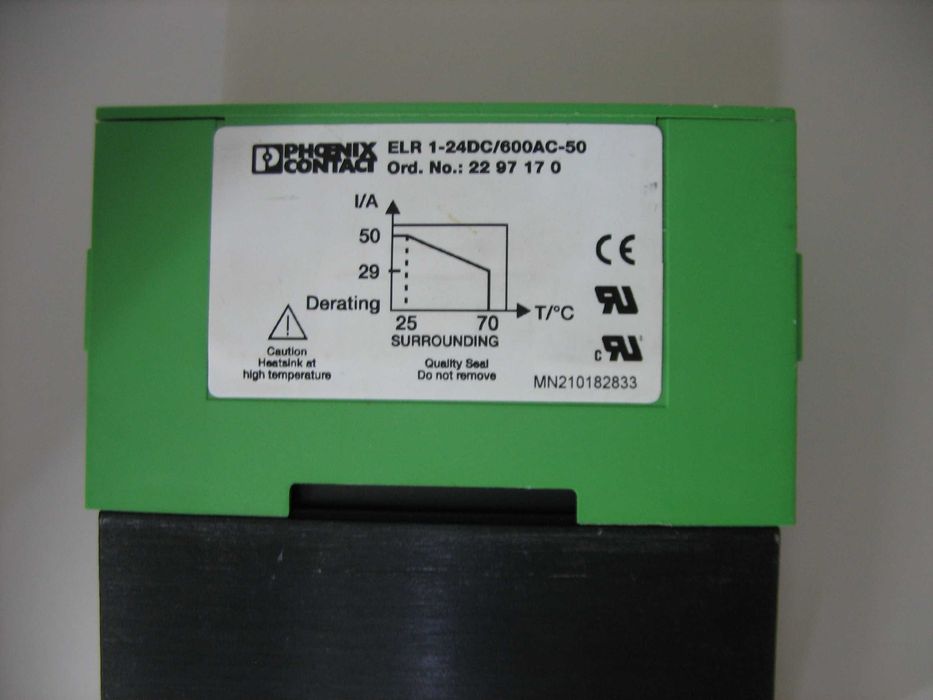 Контактор PHOENIX CONTACT ELR 1- 24DC/600AC-50 (2297170)