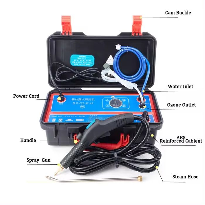 Пароочисник Steam Cleaner 3500W високого тиску з озонуванням