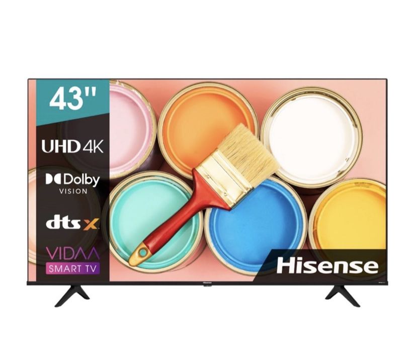 Телевізор Hisense 43A6BG 43" UHD 4K Smart TV в ідеальному стані