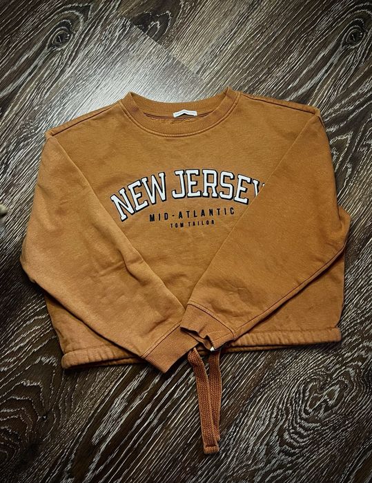 Продам! Стильний укорочений світшот Tom Tailor “New Jersey” у теракотовому кольорі.