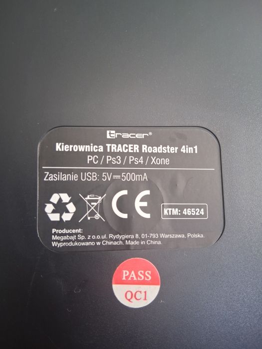 Kierownica tracer roadster