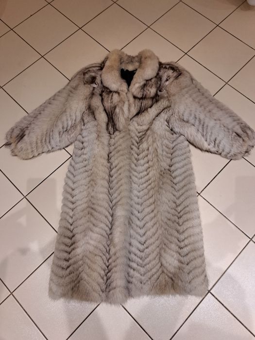 Futro z niebieskich lisów