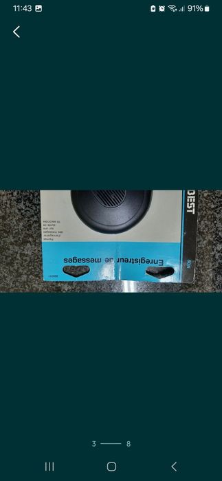 Gravadores de bolso, pequenas mensagens