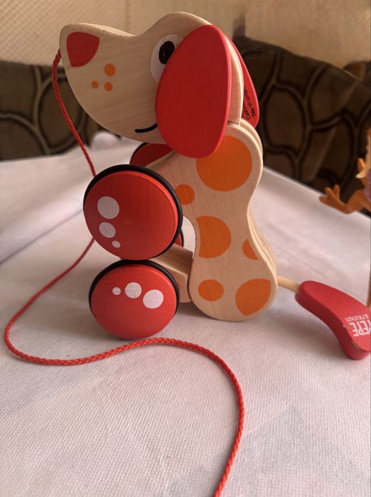 Дерев'яна каталка Пісик Hape