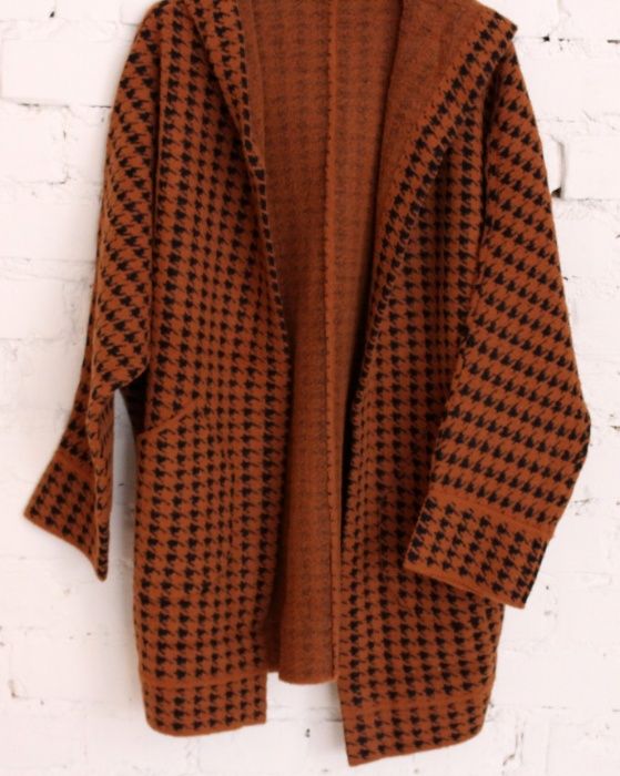 Świetna ALPAKA L/XL do 46 kurza stopka , PIPETKA brąz