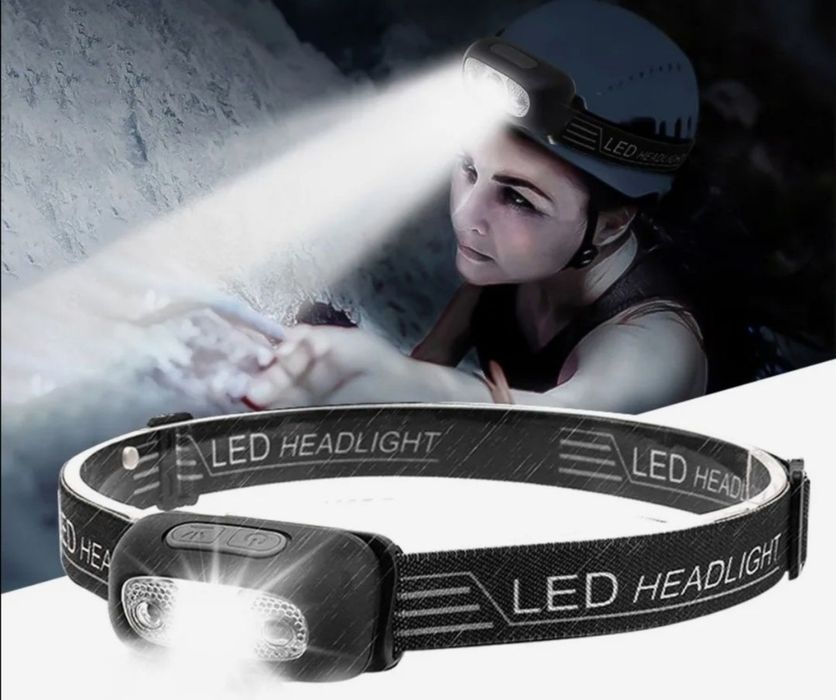 Latarka czołowa kątowa Led z sensorem ruchu