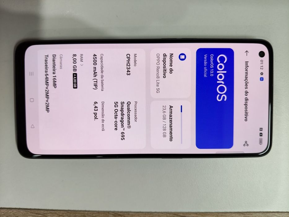 OPPO Reno 8 lite 5G (128gb)