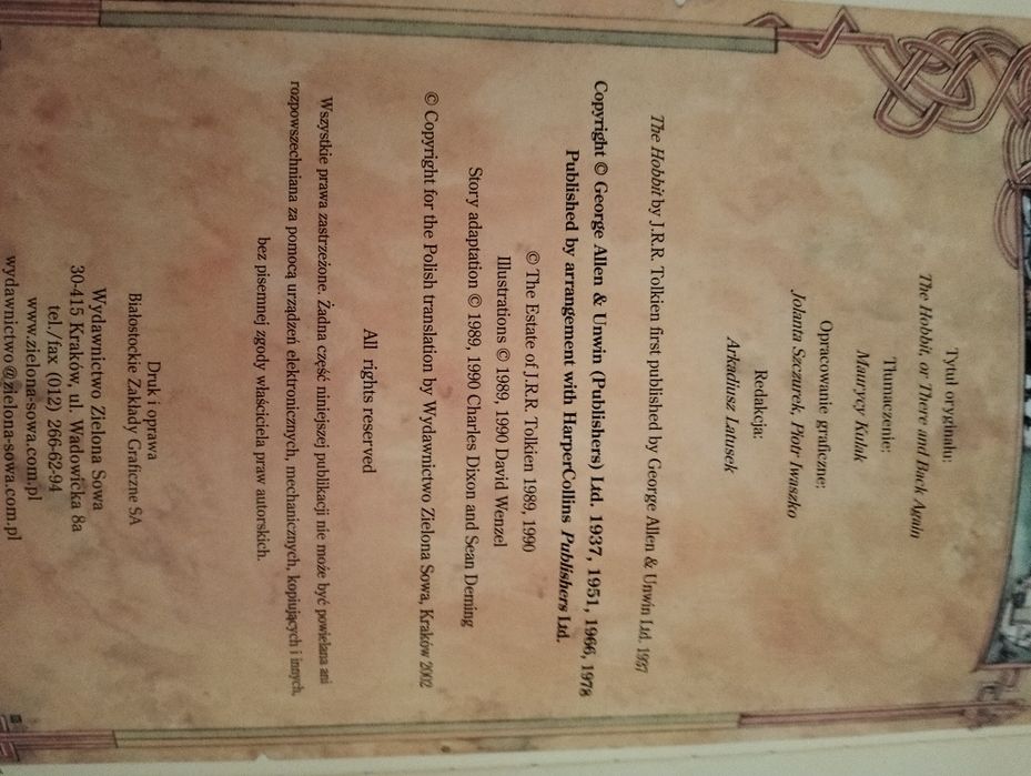 Komiks Hobbit czyli tam i z powrotem