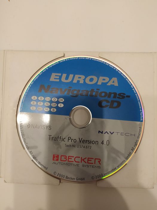 Płyta do nawigacji Becker