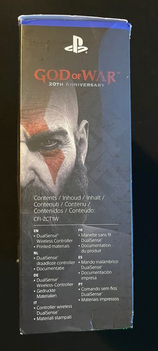 Dualsense God Of War 20th Anniversary SELADO (c/garantia)